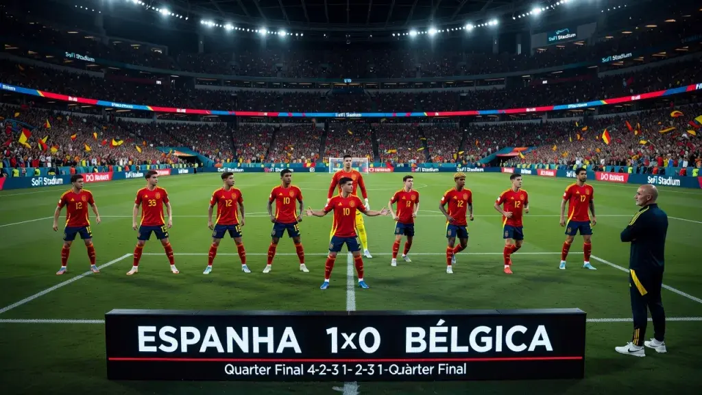 Espanha enfrenta Bélgica com time repetido e mira semifinal pela primeira vez desde 2010