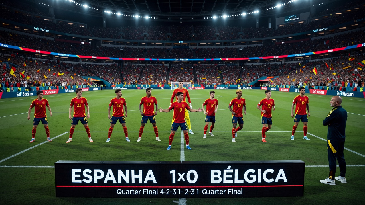 Espanha enfrenta Bélgica com time repetido e mira semifinal pela primeira vez desde 2010