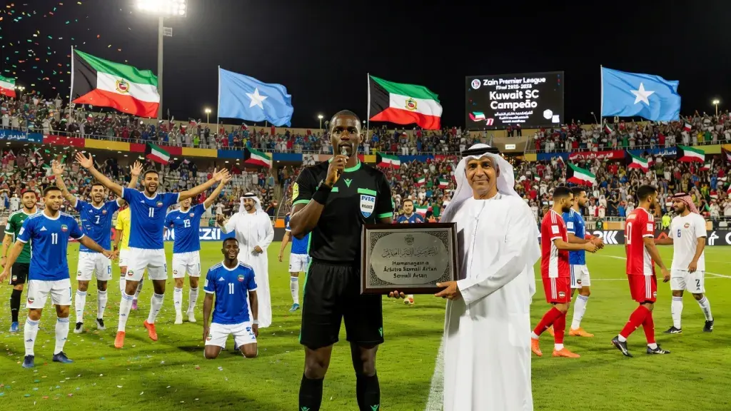 Kuwait homenageia árbitro somali Artan após veto histórico na Copa do Mundo